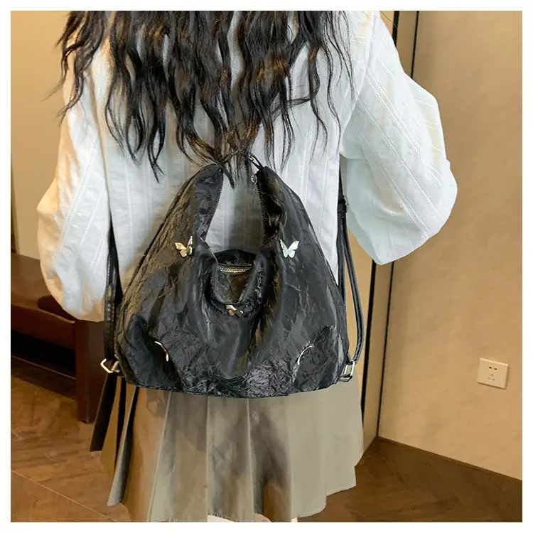 Black Butterfly Decorated Shoulder Bag for Women — feature 20