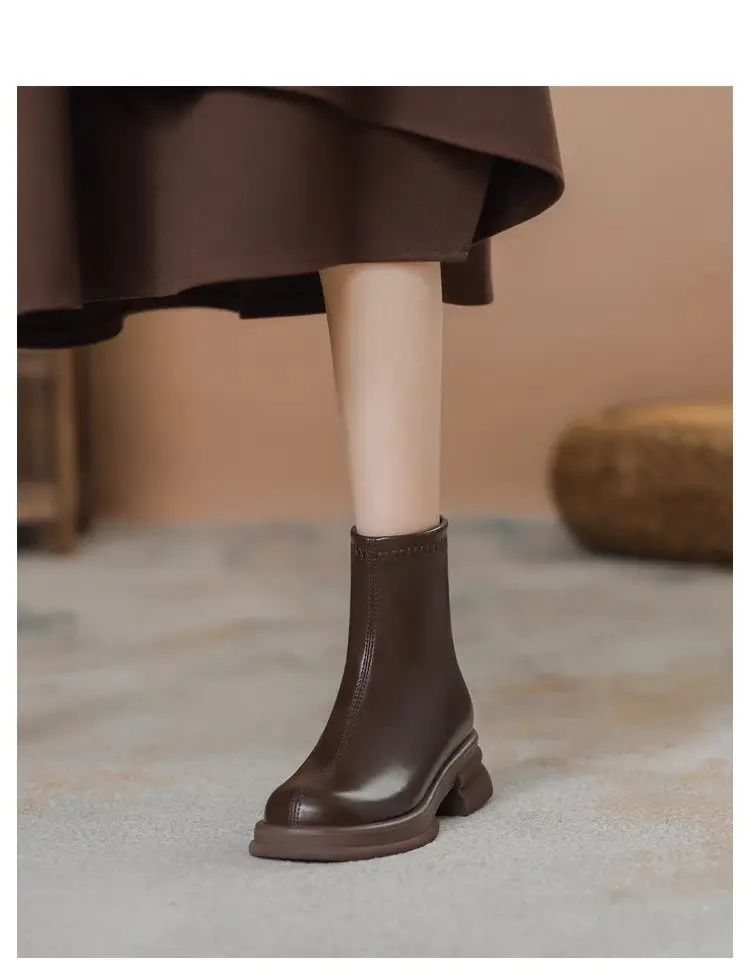 Brown Fleece Lined Ankle Boots for Women 2024 — feature 15