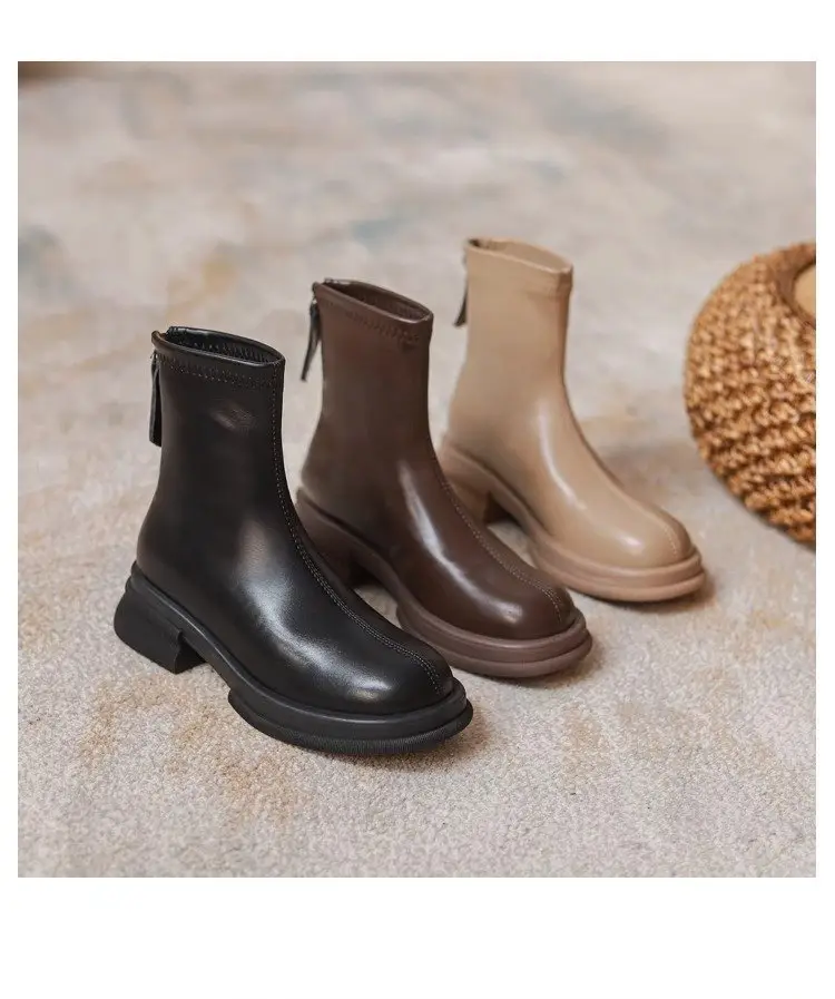 Brown Fleece Lined Ankle Boots for Women 2024 — feature 2