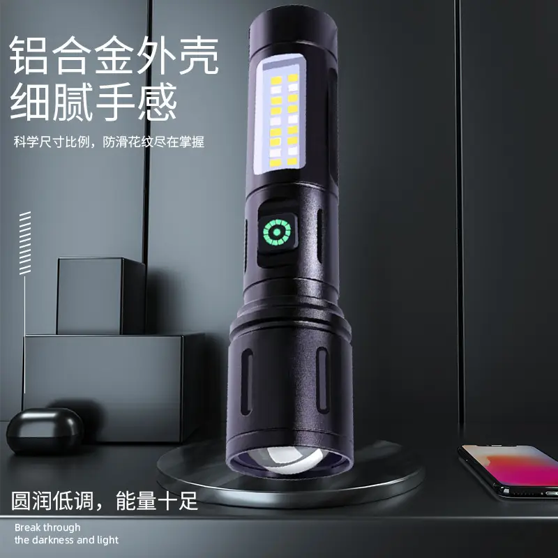Camo Type-C Flashlight Super Bright Long Range - Image 6