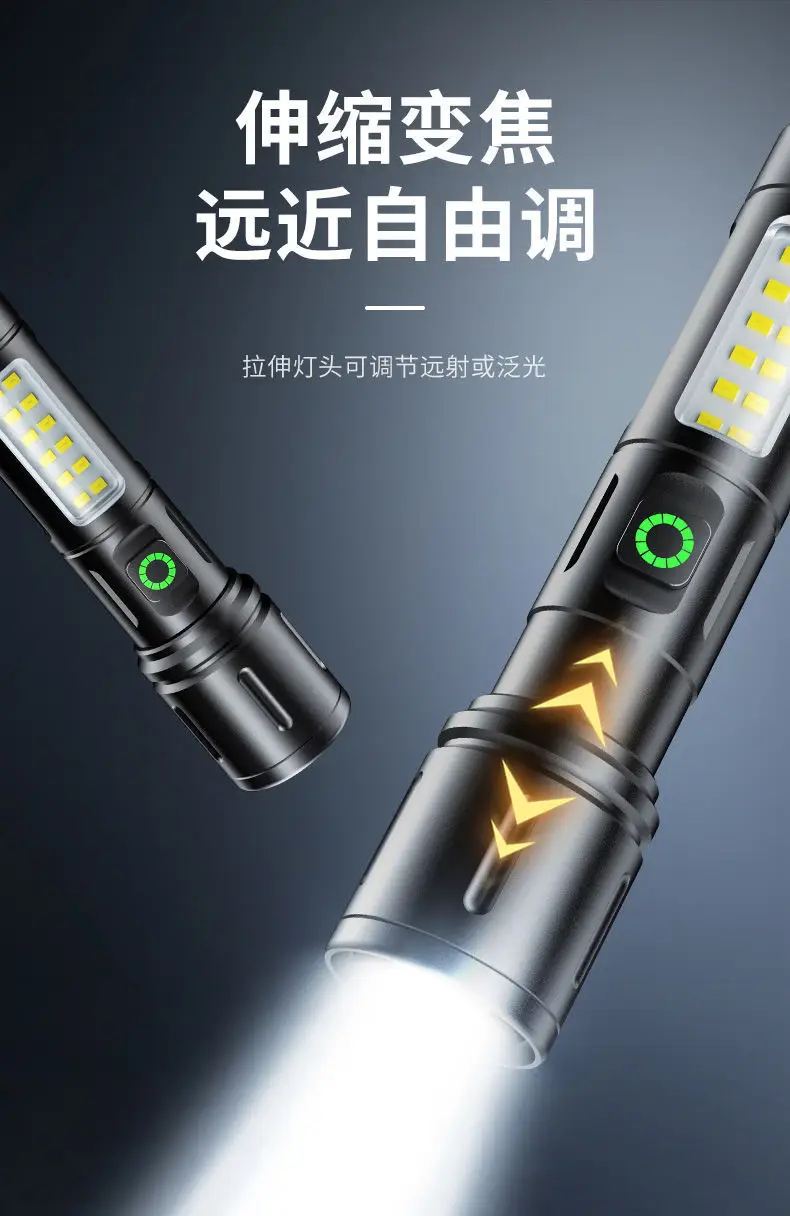 Camo Type-C Flashlight Super Bright Long Range β feature 12