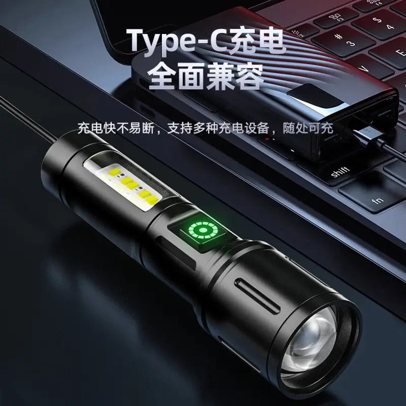 Camo Type-C Flashlight Super Bright Long Range β feature 16