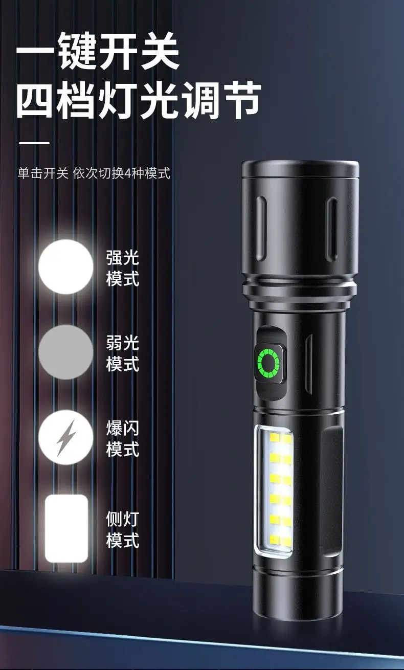 Camo Type-C Flashlight Super Bright Long Range β feature 21