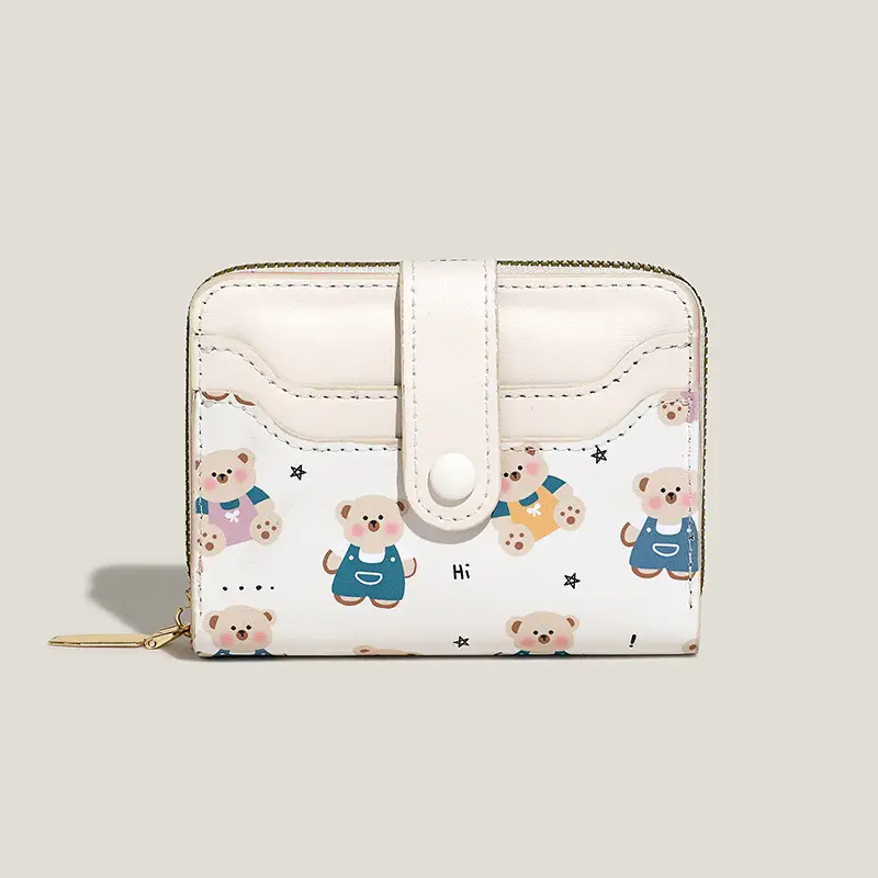 Cute Japanese Style Women's Pocket Belt Wallet with Buckle - Image 10