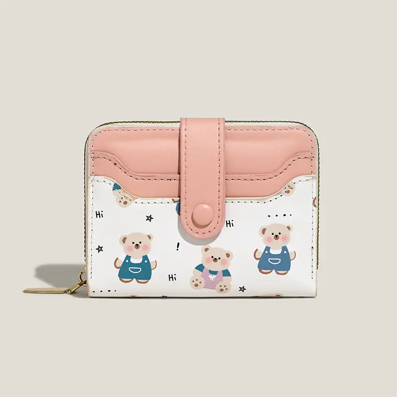 Cute Japanese Style Women's Pocket Belt Wallet with Buckle - Image 11
