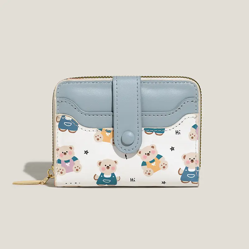 Cute Japanese Style Women's Pocket Belt Wallet with Buckle - Image 13