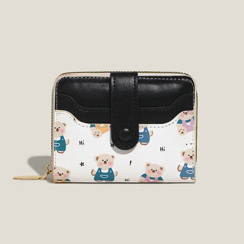 Cute Japanese Style Women's Pocket Belt Wallet with Buckle - Image 14