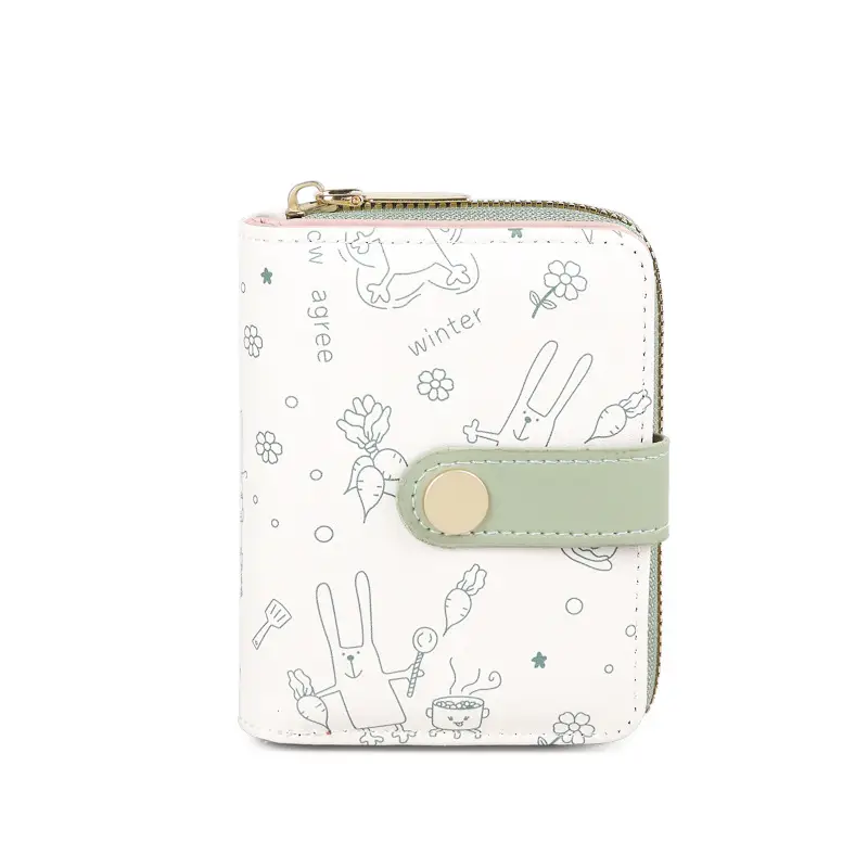 Cute Japanese Style Women's Pocket Belt Wallet with Buckle - Image 7