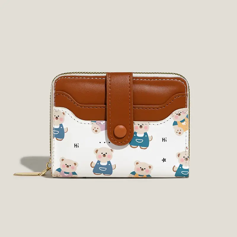 Cute Japanese Style Women's Pocket Belt Wallet with Buckle - Image 9