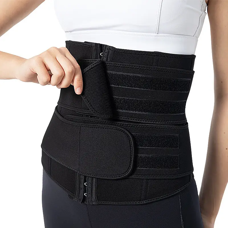 Neoprene Belly Belt Double Strap Zipper Compression - Image 7