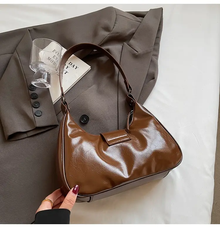 2025 New Black Texelized Shoulder Bag — feature 45