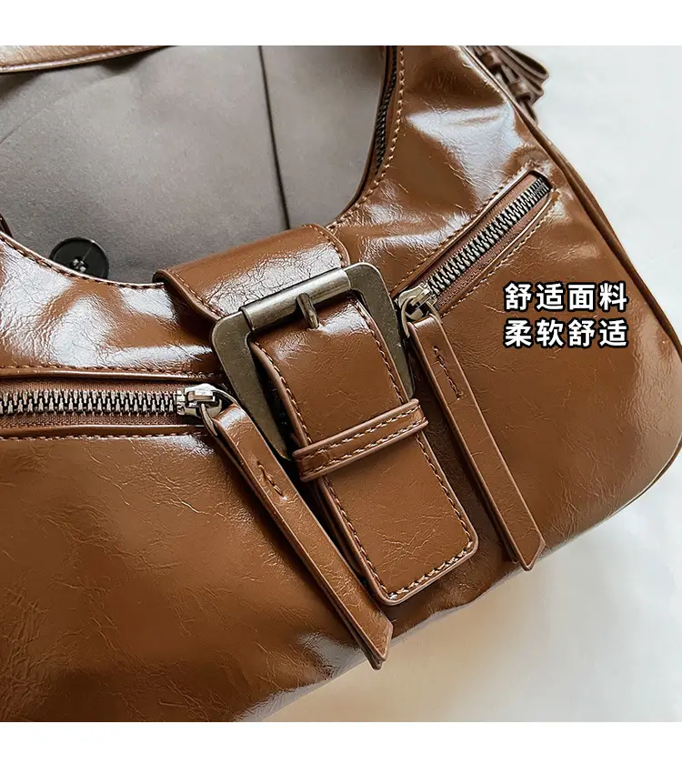 2025 New Black Texelized Shoulder Bag — feature 5