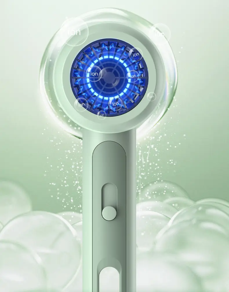 Hair Dryer with Blue Light & Low Noise — feature 12