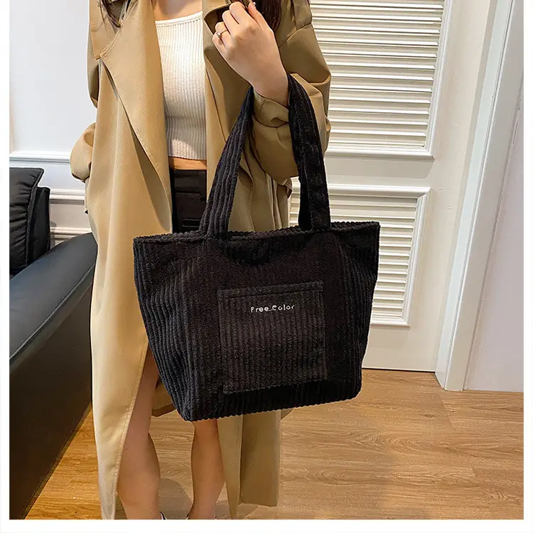 Black Velvet Tote Bag for Women 2024 — feature 12