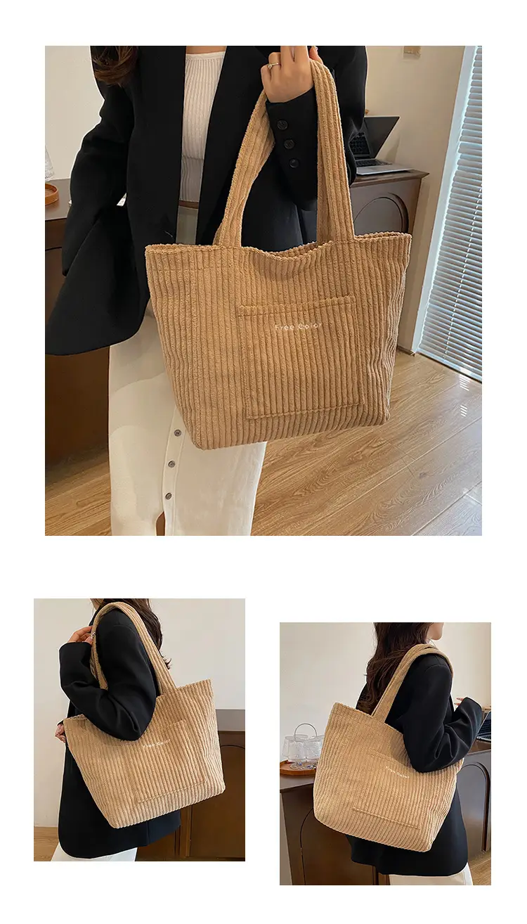 Black Velvet Tote Bag for Women 2024 — feature 24