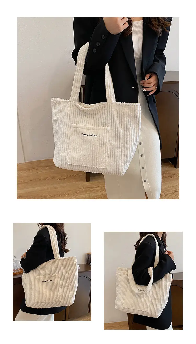 Black Velvet Tote Bag for Women 2024 — feature 25