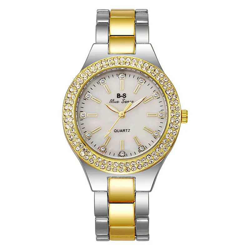 Gold Diamond Watch for Women Casual Quartz Couple Watch — feature 4