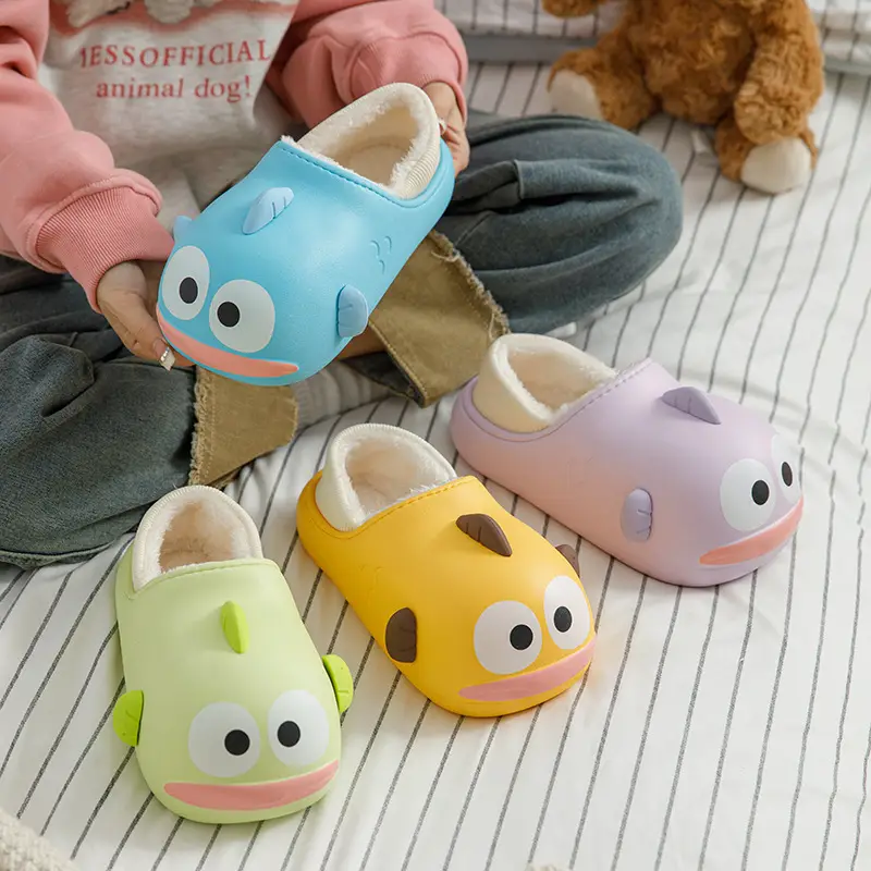 Cute Clown Fish Cotton Slippers Women Winter - Image 5