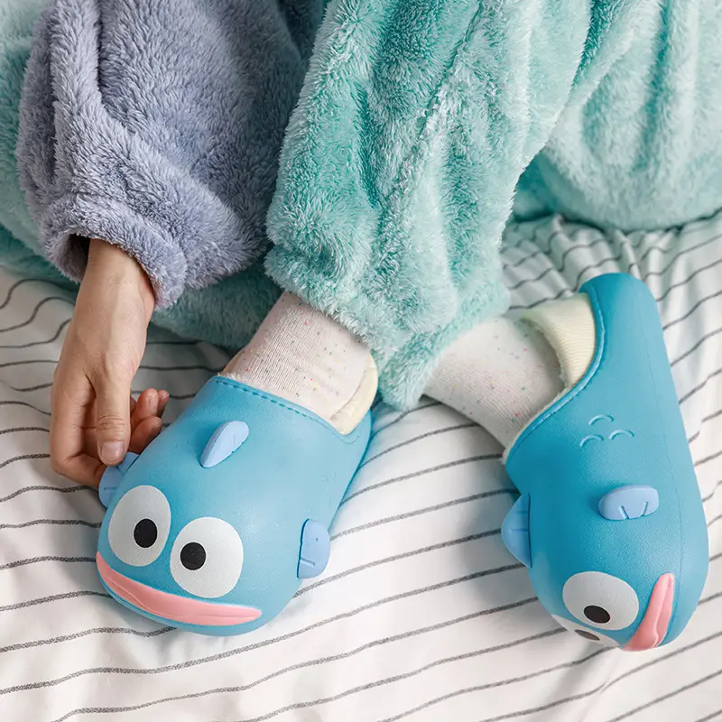Cute Clown Fish Cotton Slippers Women Winter - Image 7
