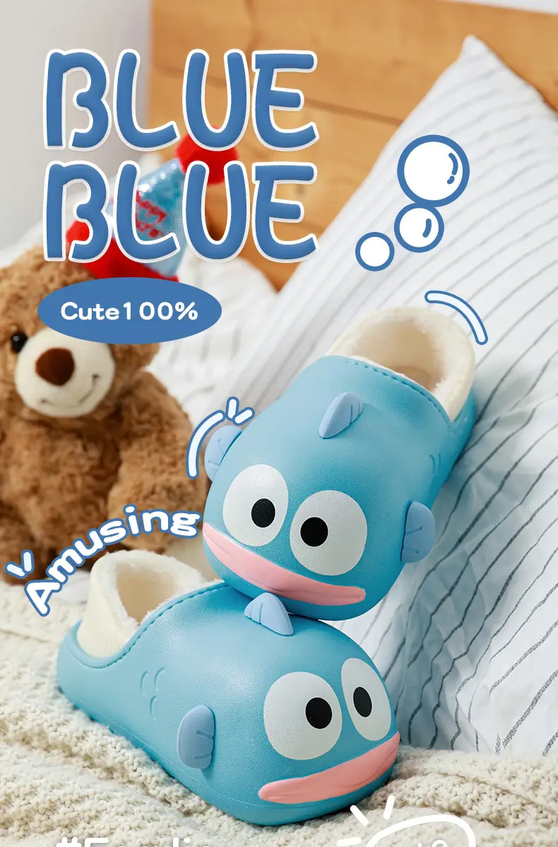 Cute Clown Fish Cotton Slippers Women Winter — feature 1