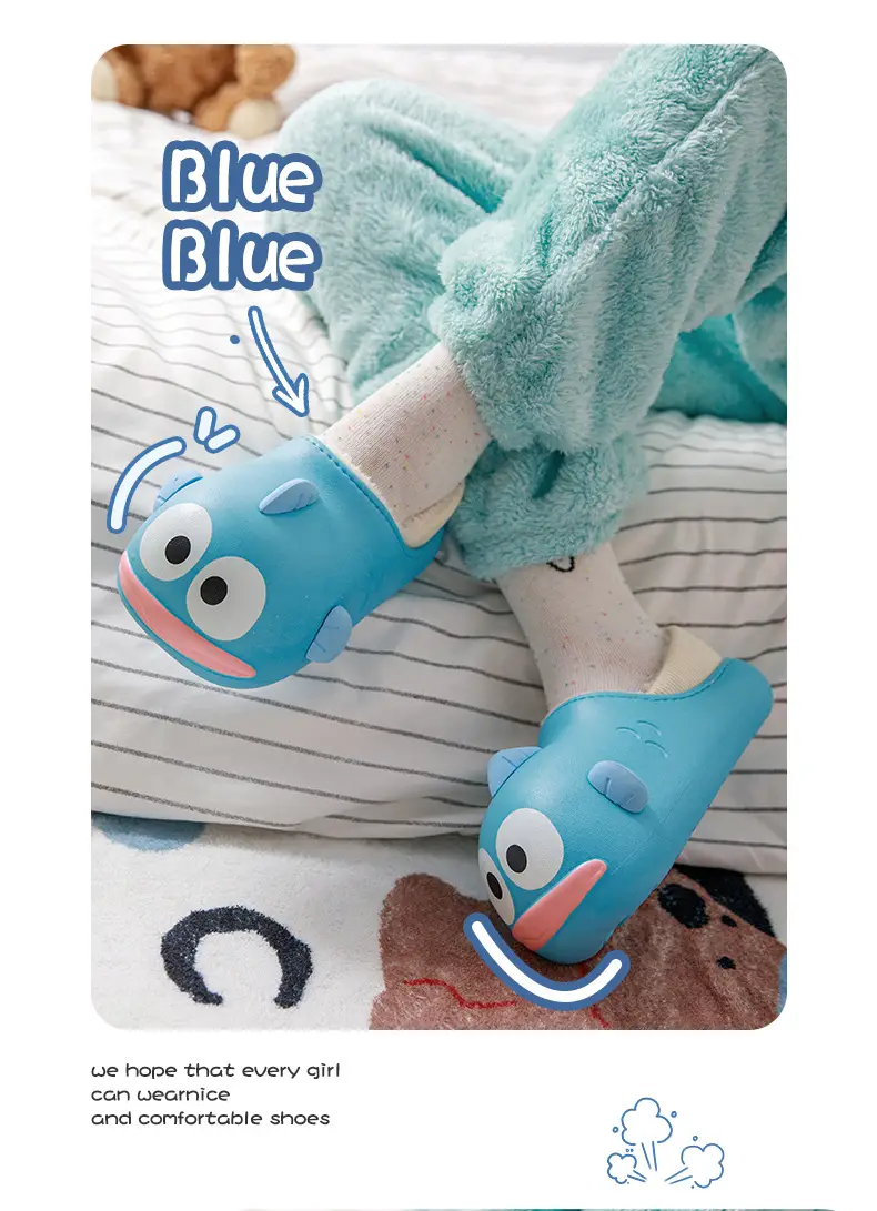 Cute Clown Fish Cotton Slippers Women Winter — feature 11