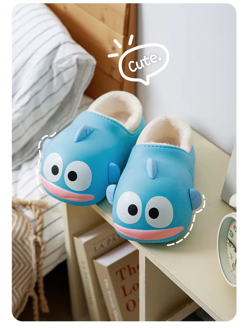 Cute Clown Fish Cotton Slippers Women Winter — feature 13