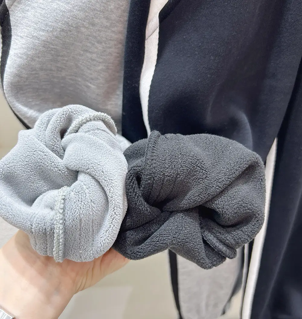 2024 Kids Rubber Pants Grey White Drawstring Elastic Belt — feature 8