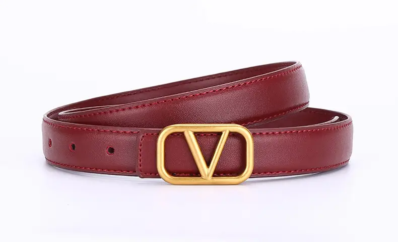 Angola Wine Red HD Belt for Women 2024 — feature 10