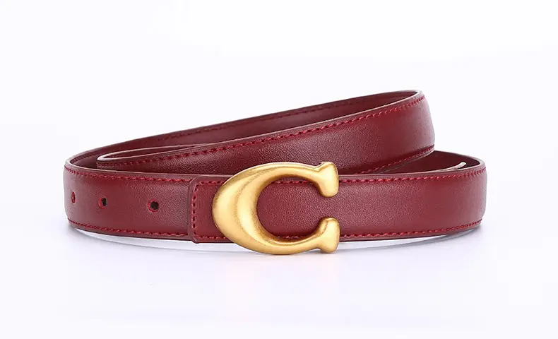 Angola Wine Red HD Belt for Women 2024 — feature 11