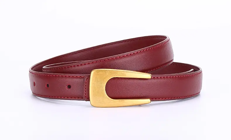 Angola Wine Red HD Belt for Women 2024 — feature 14