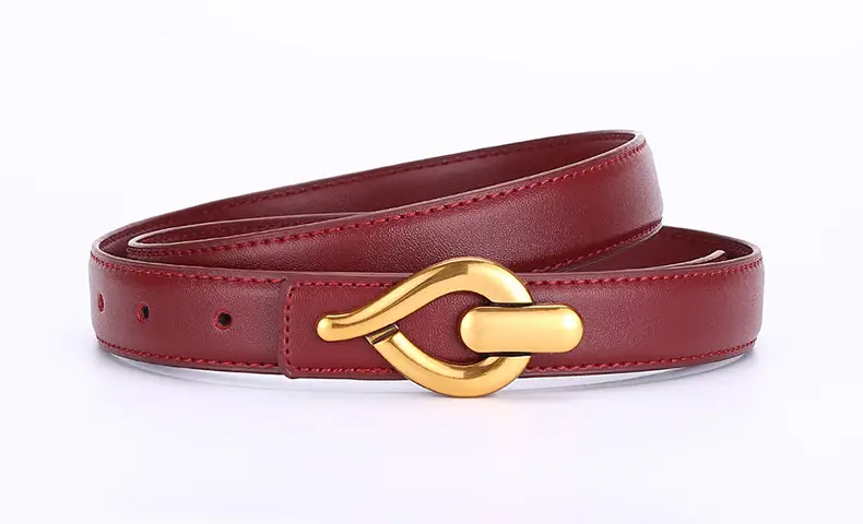 Angola Wine Red HD Belt for Women 2024 — feature 2