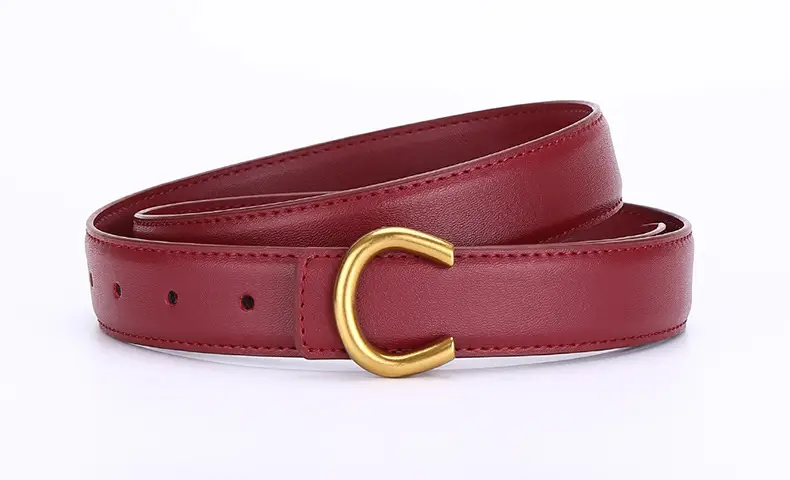 Angola Wine Red HD Belt for Women 2024 — feature 21