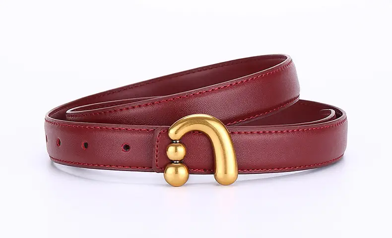 Angola Wine Red HD Belt for Women 2024 — feature 3