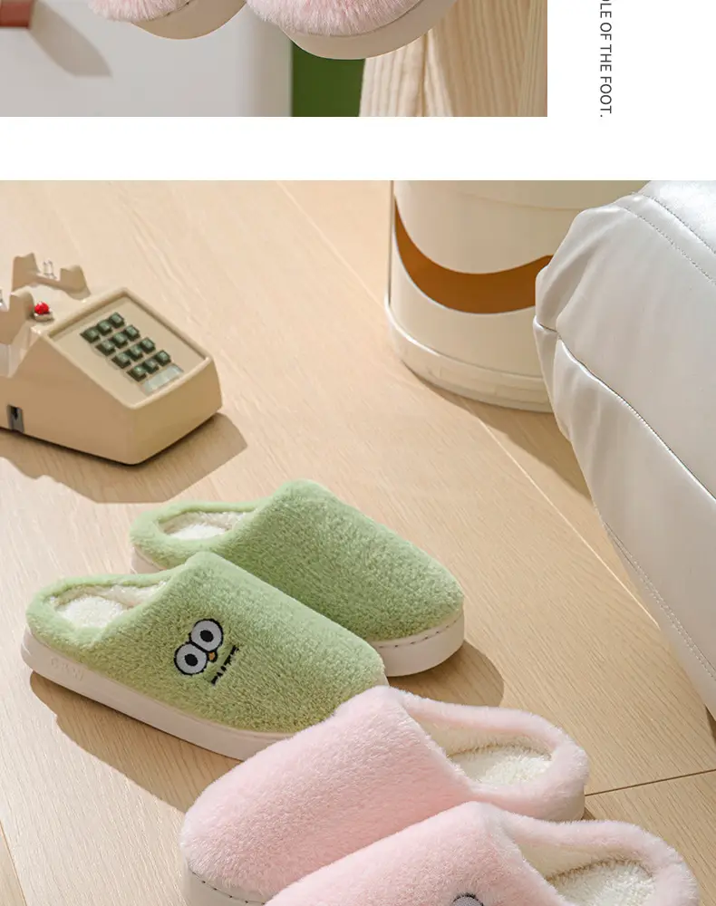 Cotton Slippers for Women, Winter 2026 New Model, Indoor Home Non-Slip Warm Couple's Plush Slippers, Winter Men's Style — feature 18