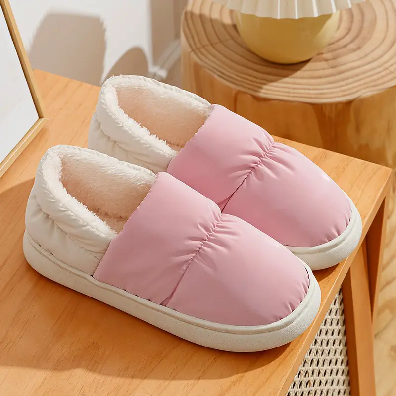 Cotton Slippers for Women, Winter 2026 New Model, Indoor Home Non-Slip Warm Couple's Plush Slippers, Winter Men's Style