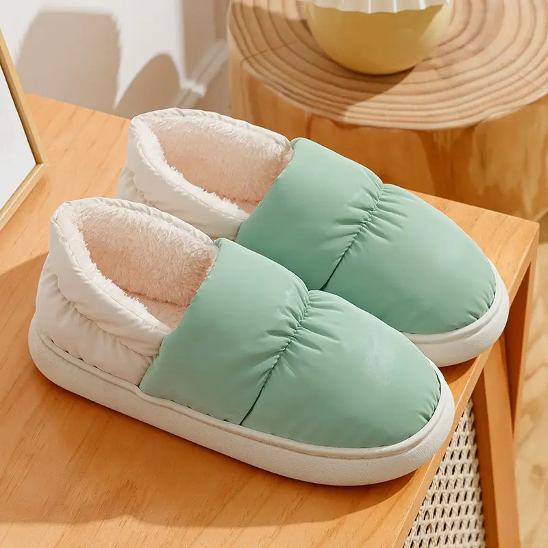 Cotton Slippers for Women, Winter 2026 New Model, Indoor Home Non-Slip Warm Couple's Plush Slippers, Winter Men's Style
