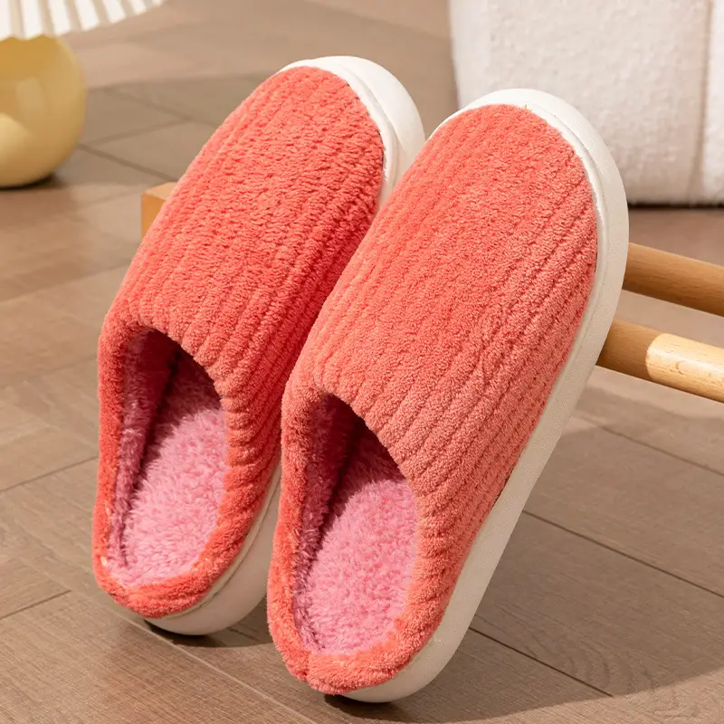 Cotton Slippers for Women, Winter 2026 New Model, Indoor Home Non-Slip Warm Couple's Plush Slippers, Winter Men's Style