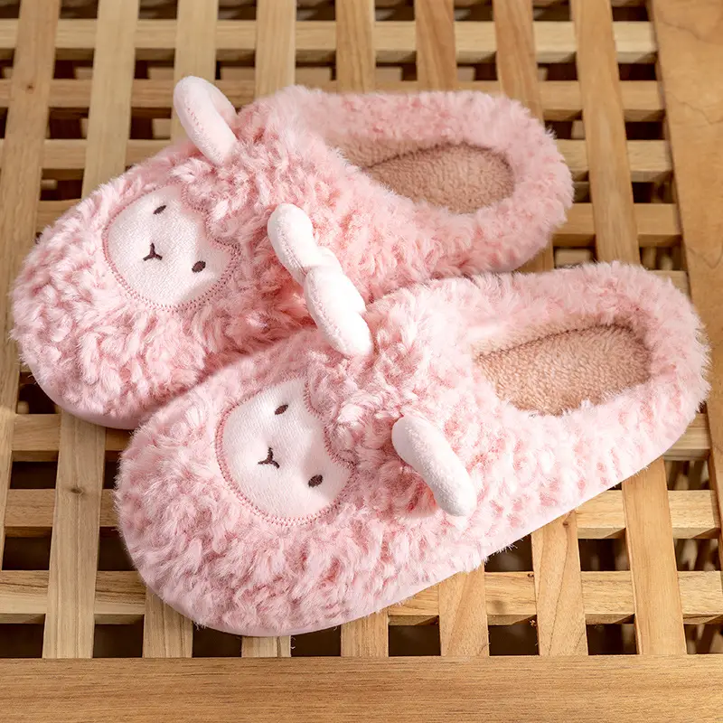 Cotton Slippers for Women, Winter 2026 New Model, Indoor Home Non-Slip Warm Couple's Plush Slippers, Winter Men's Style