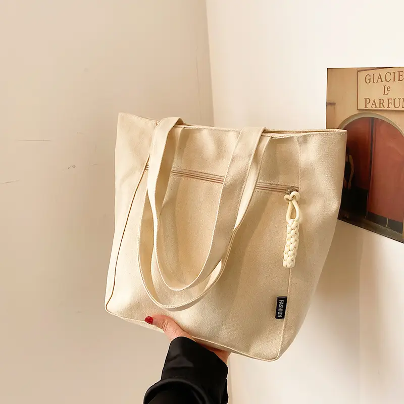 Lightweight Canvas Shoulder Bag 2024 New Large Capacity - Image 5