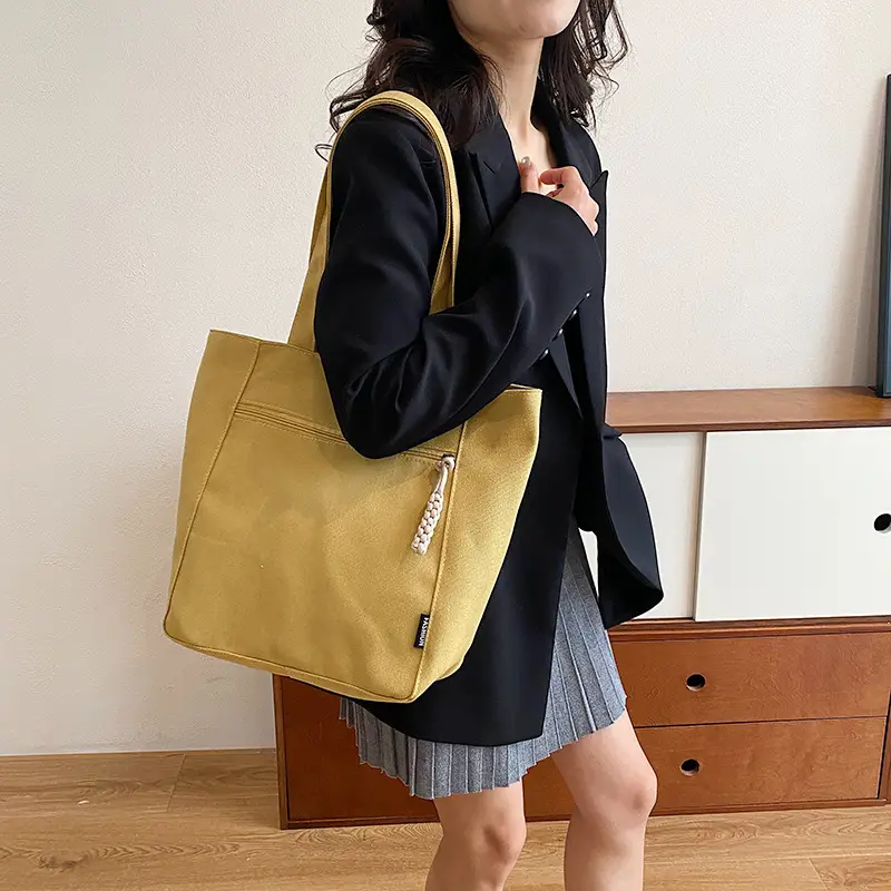 Lightweight Canvas Shoulder Bag 2024 New Large Capacity — feature 10