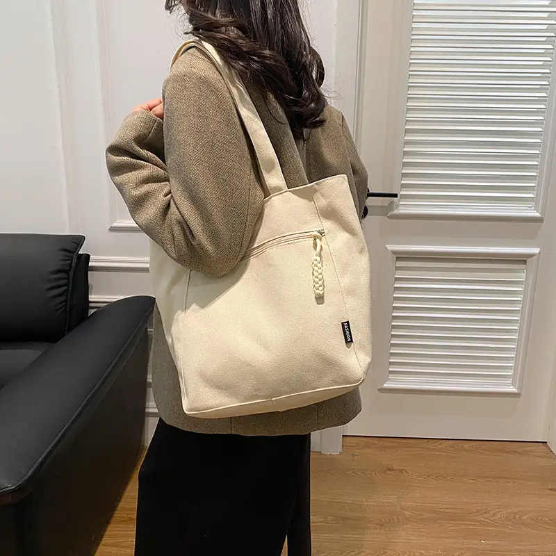 Lightweight Canvas Shoulder Bag 2024 New Large Capacity — feature 16