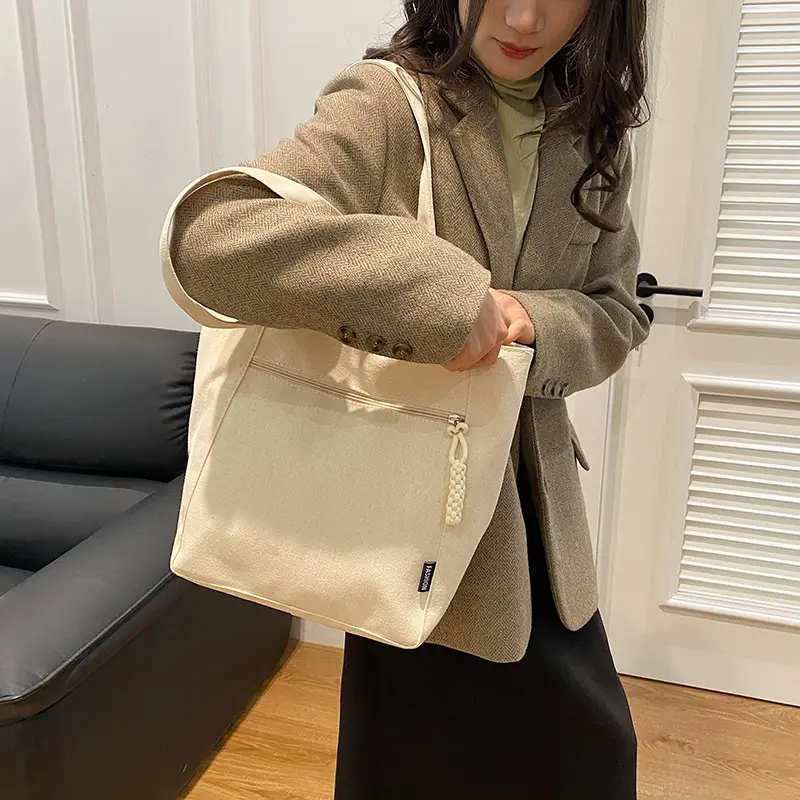 Lightweight Canvas Shoulder Bag 2024 New Large Capacity — feature 20