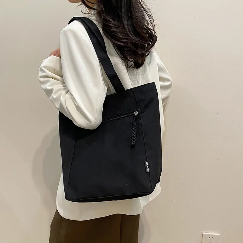 Lightweight Canvas Shoulder Bag 2024 New Large Capacity — feature 24