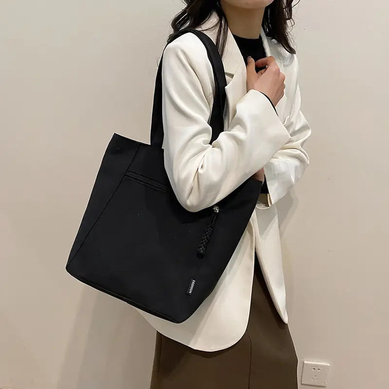 Lightweight Canvas Shoulder Bag 2024 New Large Capacity — feature 26