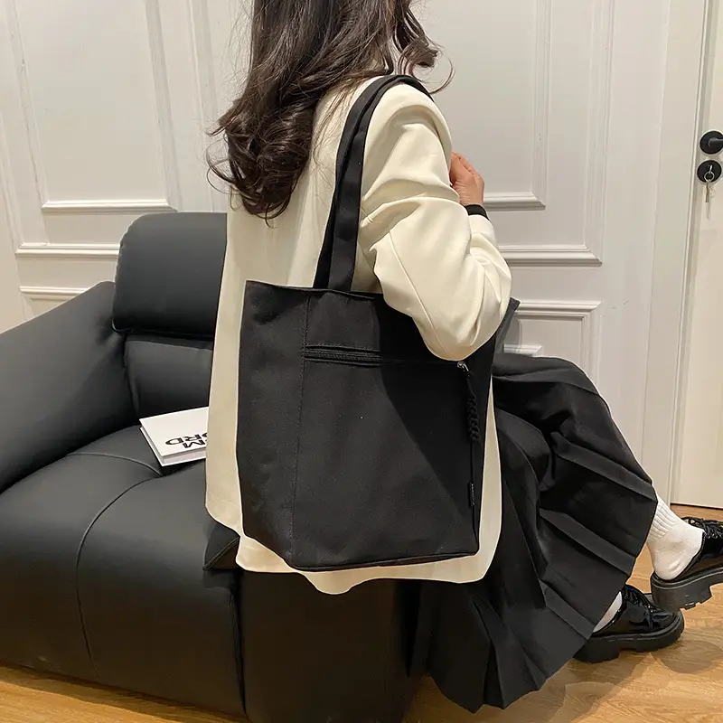 Lightweight Canvas Shoulder Bag 2024 New Large Capacity — feature 4