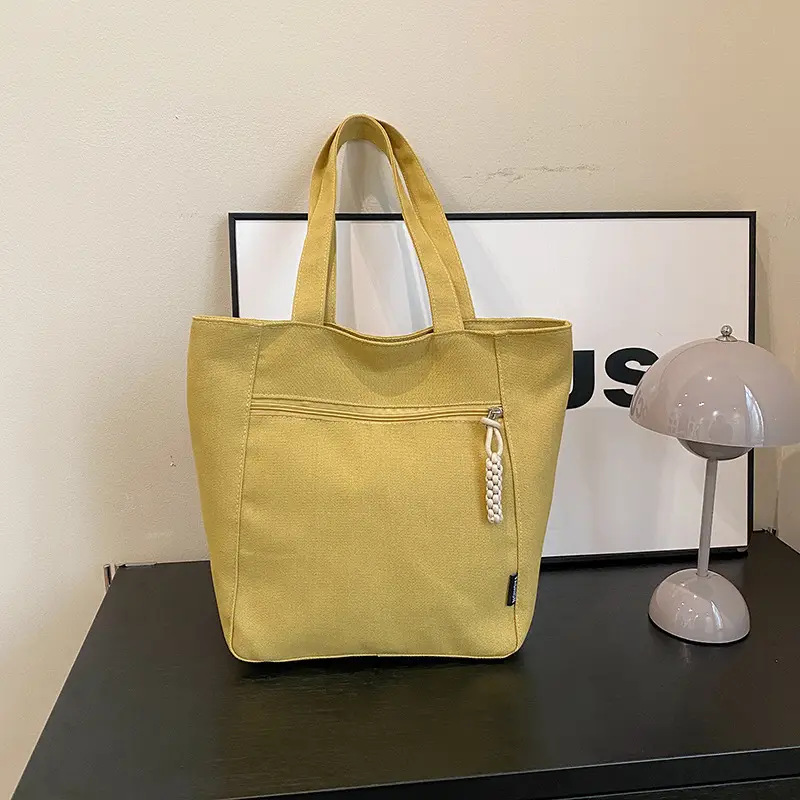Lightweight Canvas Shoulder Bag 2024 New Large Capacity - Image 3