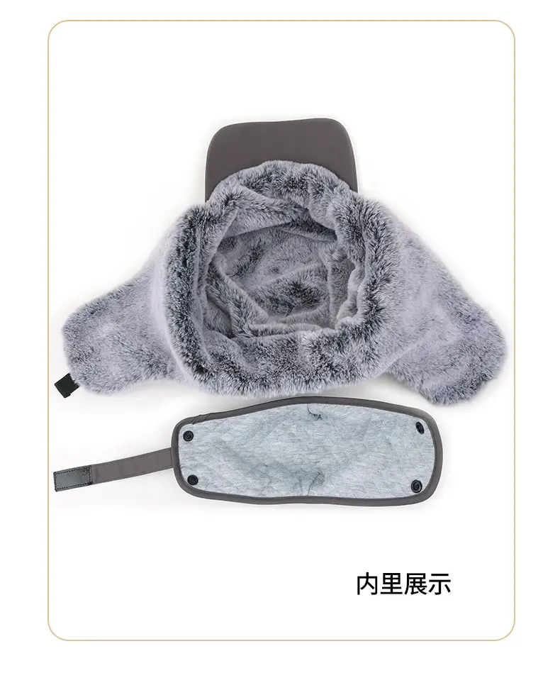 Winter Windproof Neck Protector Cap for Men Women Fleece Lined Duck Tongue — feature 15