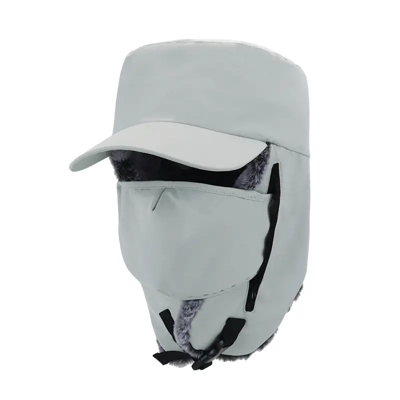 Winter Windproof Neck Protector Cap for Men Women Fleece Lined Duck Tongue - Image 3