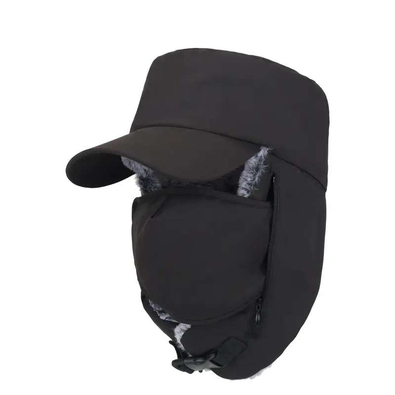 Winter Windproof Neck Protector Cap for Men Women Fleece Lined Duck Tongue - Image 4