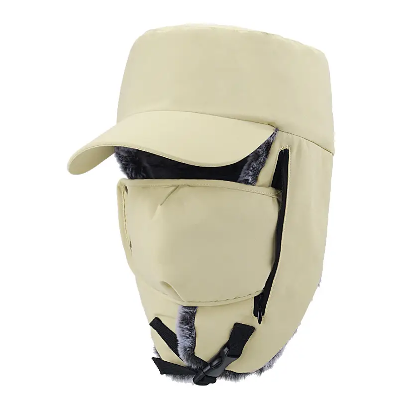 Winter Windproof Neck Protector Cap for Men Women Fleece Lined Duck Tongue - Image 5